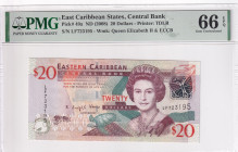 East Caribbean States, 20 Dollars, 2008, UNC, p49a
