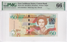 East Caribbean States, 50 Dollars, 2015, UNC, p54b