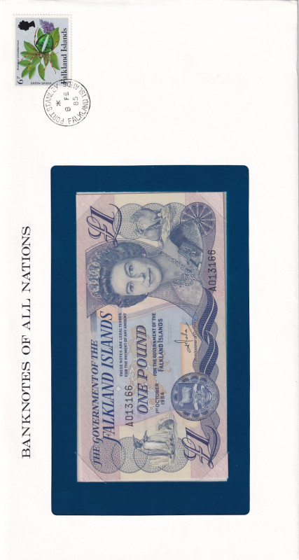 Falkland Islands, 1 Pound, 1984, UNC, p13a, FOLDER

Estimate: USD 50-100