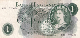 Great Britain, 1 Pound, 1960, VF(-), p374a, REPLACEMENT