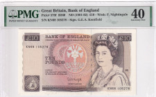 Great Britain, 10 Pounds, 1991\92, XF, p379f