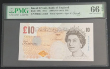 Great Britain, 10 Pounds, 2015, UNC, p389e