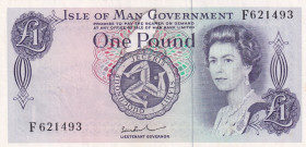 Isle of Man, 1 Pound, 1972, UNC(-), p29d