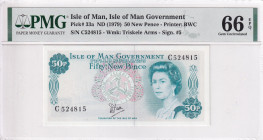 Isle of Man, 50 New Pence, 1979, UNC, p33a