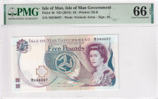 Isle of Man, 5 Pounds, 2015, UNC, p48