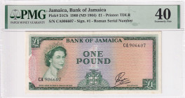 Jamaica, 1 Pound, 1960, XF, p51Cb