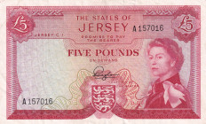 Jersey, 5 Pounds, 1963, VF(+), p9a