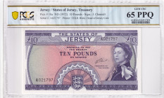Jersey, 10 Pounds, 1972, UNC, p10a