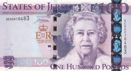 Jersey, 100 Dollars, 2012, UNC, p37a