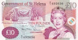 Saint Helena, 10 Pounds, 2012, UNC, p12b