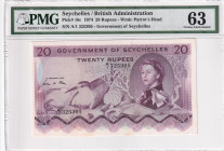 Seychelles, 20 Rupees, 1974, UNC, p16c