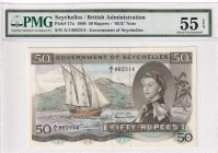 Seychelles, 50 Rupees, 1968, AUNC, p17a