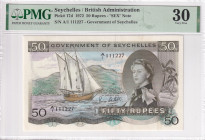 Seychelles, 50 Rupees, 1972, VF, p17d