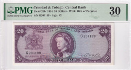Trinidad & Tobago, 20 Dollars, 1964, VF, p29b