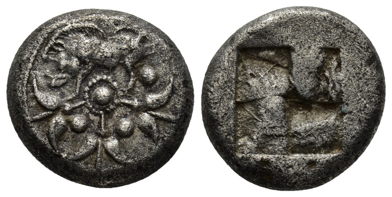 Macedonian Tribal Coinage, Methone or Stageira Samian stater circa 530-520, AR (...