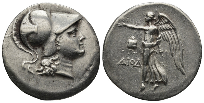 PAMPHYLIA. Side. Tetradrachm (30mm, 16.77 g) (Circa 205-100 BC). Diod-, magistra...