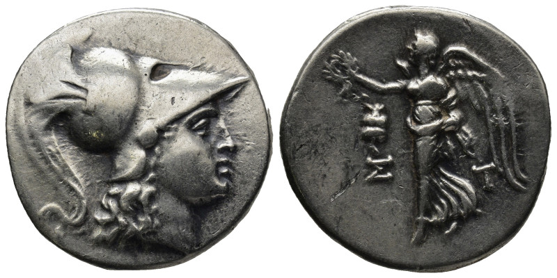 PAMPHYLIA, Side. Circa 205-100 BC. AR Tetradrachm (29mm, 16.89 g). St–, magistra...