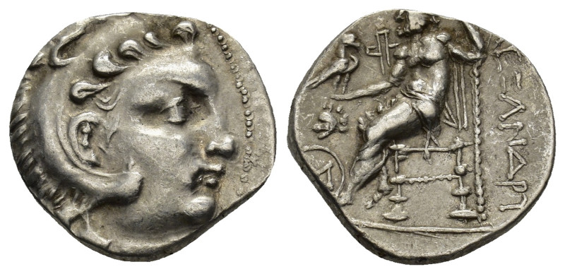 IONIA, Uncertain. Early-mid 3rd century BC. AR Drachm(17mm, 4.0 g) In the name a...