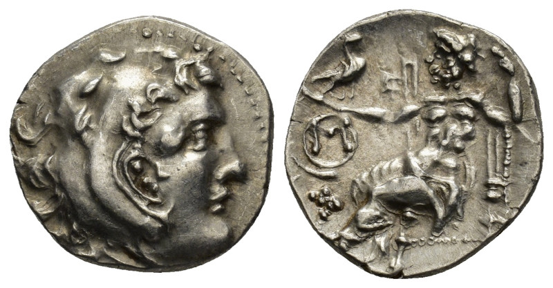 IONIA, Uncertain. Early-mid 3rd century BC. AR Drachm (17mm, 3.94 g). In the nam...