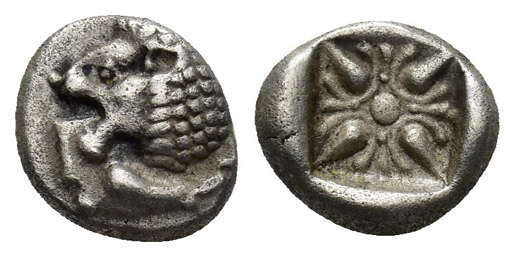 Ionia, Miletos AR Diobol. Ionia, Miletos AR Diobol. late 6th-early 5th C. BC. (1...