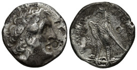 PTOLEMAIC KINGS OF EGYPT. Ptolemy II Philadelphos. (285-246 BC.) AR Tetradrachm. (25mm, 13.72 g) Alexandreia. Obv: Diademed head of Ptolemy I right, w...
