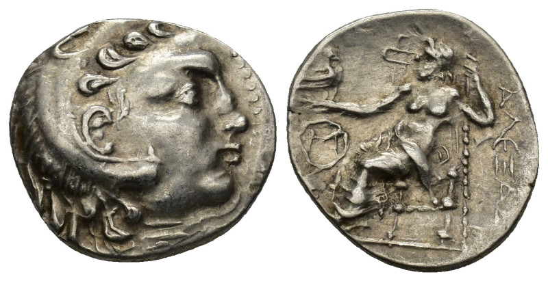 IONIA, Uncertain. Early-mid 3rd century BC. AR Drachm (17mm, 4.0 g). In the name...