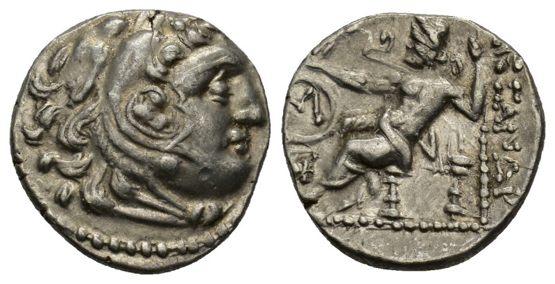 IONIA, Uncertain. Early-mid 3rd century BC. AR Drachm (16mm, 4.0 g). In the name...