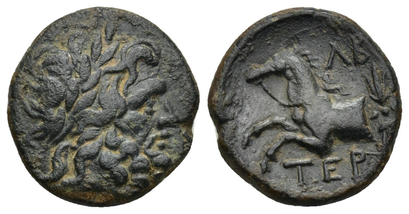 PISIDIA, Termessos (Circa 40/39 BC) AE (4.54 Gr. 17mm.) 
 Laureate head of Zeus ...