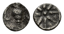 IONIA, Ephesos. Circa 500-420 BC. AR Hemiobol (6mm, 0.3 g). Bee / Star in incuse square.