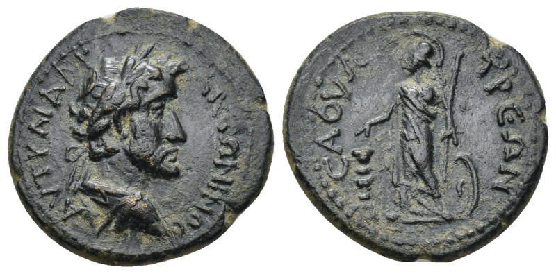 LYCAONIA. Savatra. Antoninus Pius (138-161). AE. (6.45 Gr. 22mm.)
Laureate, drap...