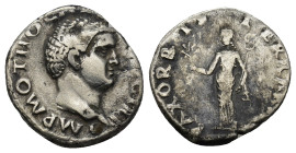 Otho, 69. Denarius (Silver, 18mm, 3.24 g), Rome, 15 January-16 April 69. IMP M OTHO CAESAR AVG TR P Bare head of Otho to right. Rev. PAX ORBIS TERRARV...
