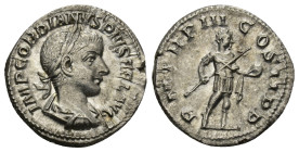 Gordian III, 238-244. Denarius (Silver, 25mm, 3.2 g), Rome, 240. IMP GORDIANVS PIVS FEL AVG Radiate, draped and cuirassed bust of Gordian III to right...