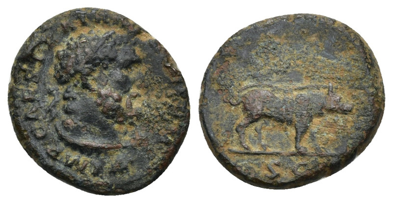Trajan (98-117), Quadrans,Rome, c. AD 100-110, AE, (15mm, 2.97 g). IMP CAES TRAI...