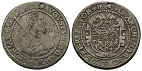1572 German States Silver 1/2 Taler Saxony-Albertine Line August I (34mm, 14.0 g)