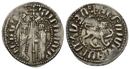 ARMENIA, Cilician Armenia. Royal. Hetoum I and Zabel, 1226-1270. Tram (Silver, 22mm, 2.95 g). 'By the will of God' (in Armenian) 'Hetoum, King of the ...