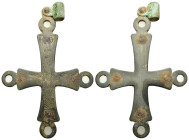 Byzantine cross pendant. 122mm, 82 gr.