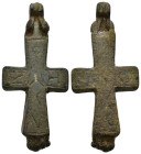 Byzantine reliquary cross pendant. 55mm, 20.3 gr.
