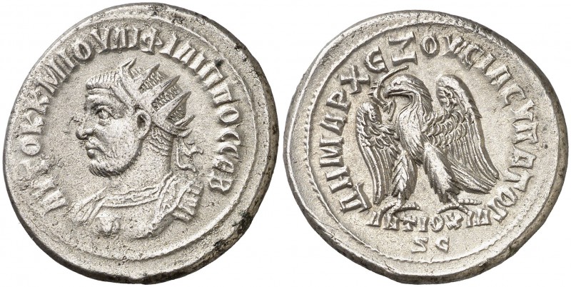 s/d. Filipo I. Siria. Antioquía ad Orontem. Tetradracma. (S.GIC. 3958 var) (BMC....