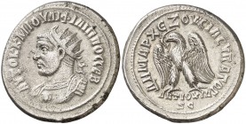 s/d. Filipo I. Siria. Antioquía ad Orontem. Tetradracma. (S.GIC. 3958 var) (BMC. XX, 515 var) 12,34 g. MBC+.
