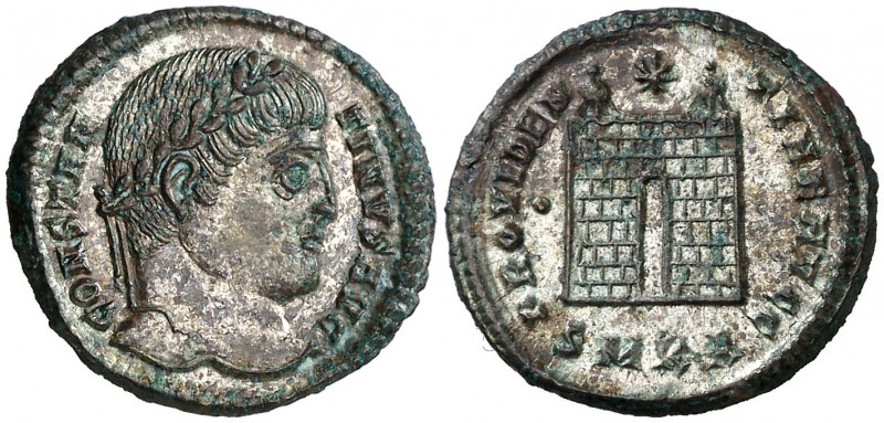 (327-328 d.C.). Constantino I. Cyzicus. AE 19. (Spink 16264) (Co. 454) (RIC. 51)...
