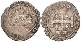Ferran II de Nàpols (1495-1496). Nàpols. Cinquina. (Cru.V.S. 1103) (Cru.C.G. 3520) (MIR 103). 0,60 g. Rara. BC+.