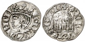 Enrique II (1368-1379). Segovia. Cornado. (AB. 483). 0,84 g. Atractiva. EBC-.