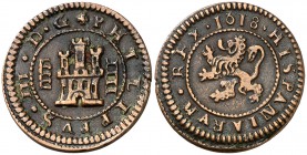 1618. Felipe III. Segovia. 4 maravedís. (Cal. 823). 3,28 g. Buen ejemplar. MBC+.