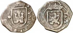 1604. Felipe III. Segovia. 8 maravedís. (Cal. 741). 4,60 g. Rara. MBC-.