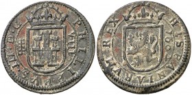1604. Felipe III. Segovia. 8 maravedís. (Cal. 760) 5,68 g. MBC+/MBC.