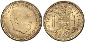 1953*1961. Estado Español. 1 peseta. (Cal. 87). 3,55 g. S/C.