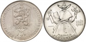 1988. Checoslovaquia. 500 coronas. (Kr. 134). 24,19 g. AG. S/C.