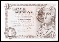1948. 1 peseta. (Ed. D58a). 19 de junio, La Dama de Elche. Serie H. S/C-.