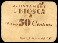 Biosca. 50 céntimos. (T. 518). Cartón. Escaso. MBC-.
