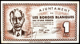 Borges Blanques. 1 peseta. (T. 582a). Escaso así. EBC.
